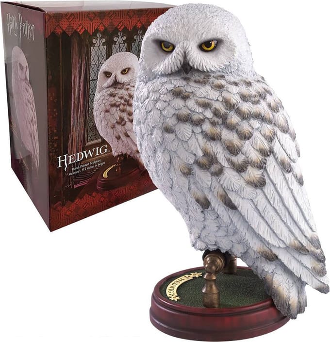 The Noble Collection Harry Potter Beeld/figuur Magical Creatures Hedwig 24 cm Multicolours