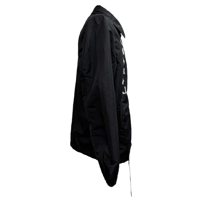 Lanvin Enter Nothing bedrukte bomberjack in zwart nylon