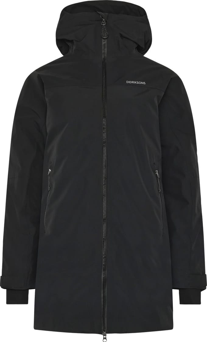 Didriksons MARGET WNS PARKA Dames Outdoorjas - Black