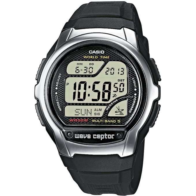 Casio Wave Ceptor WV-58R-1AEF Herenhorloge 43 mmmm - Zwart