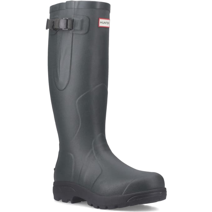 Hunter - Unisex Balmoral MKII Side Adjustable Wellington Boots Black - Maat 41