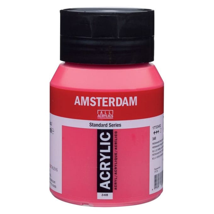 Amsterdam Standard Acrylverf 500ml 348 Permanentrood Purper