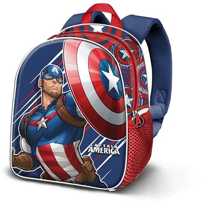 Karactermania Captain America 3d Elite Fi 7.5l 30x25x10 Cm Rugzak Veelkleurig