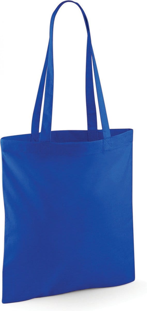 Westford Mill Bag For Life - Long Handles WM101 - Bright Royal - 38 x 42 cm