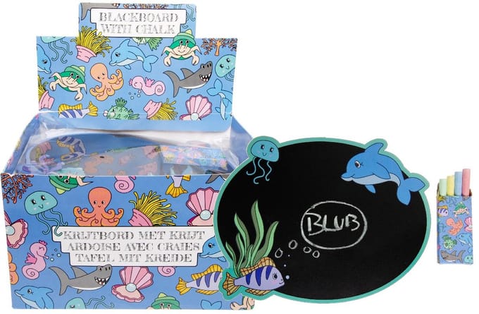 Duckiez Chalkboard with Chalk - Underwater World