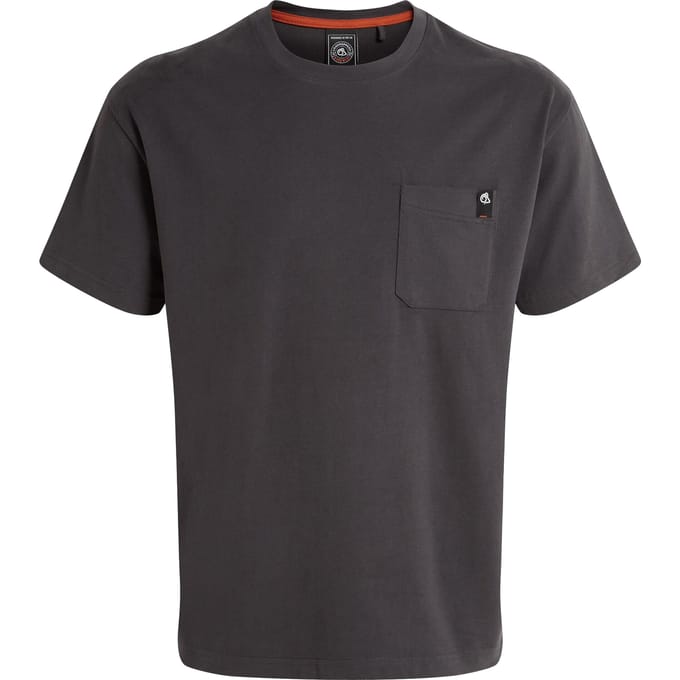 Craghoppers Heren Wakefield Workwear Pocket T-shirt (Koolstofgrijs)