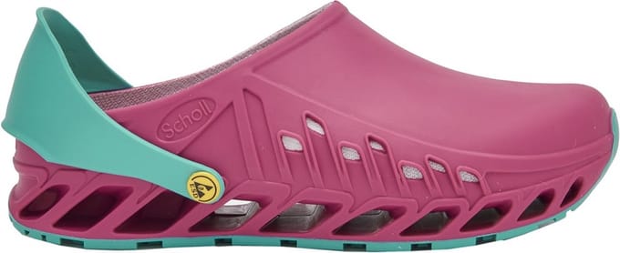 Scholl Medische Klomp Evoflex Tpr Unisex - Fuchsia/Smaragd