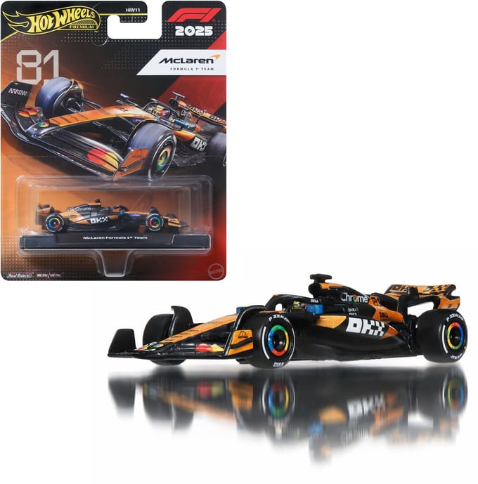 Hot Wheels Premium Formula 1 McLaren Team - Oscar Piastri