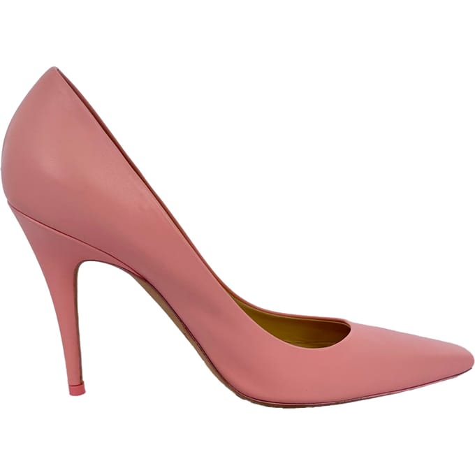 Jimmy Choo x Off-White Frances Pumps in Roze Leer
