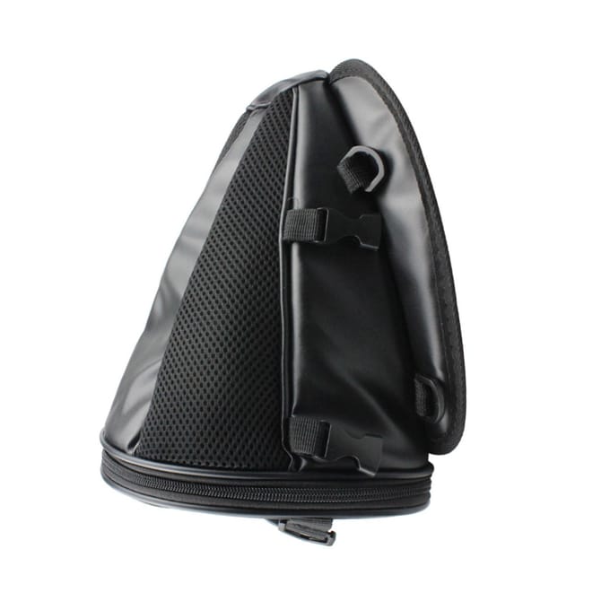 Motorfiets Tas Grote Capaciteit Anti-Slip PU Waterdicht Lichtgewicht Motorfiets Achtertas gray