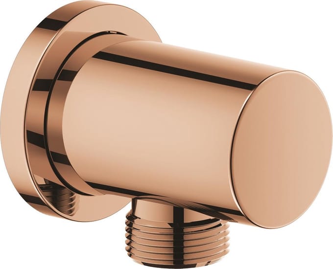 GROHE Rainshower Aansluitbocht Rond - Warm Sunset (brons)