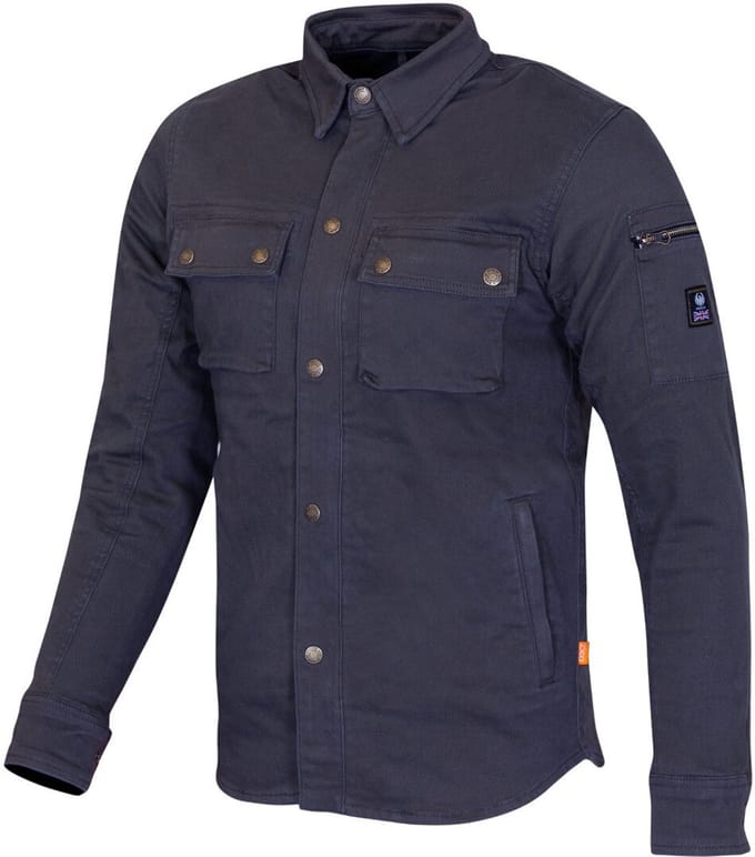 Merlin Brody D3O Donkerblauw Single Layer Motorshirt - Jas