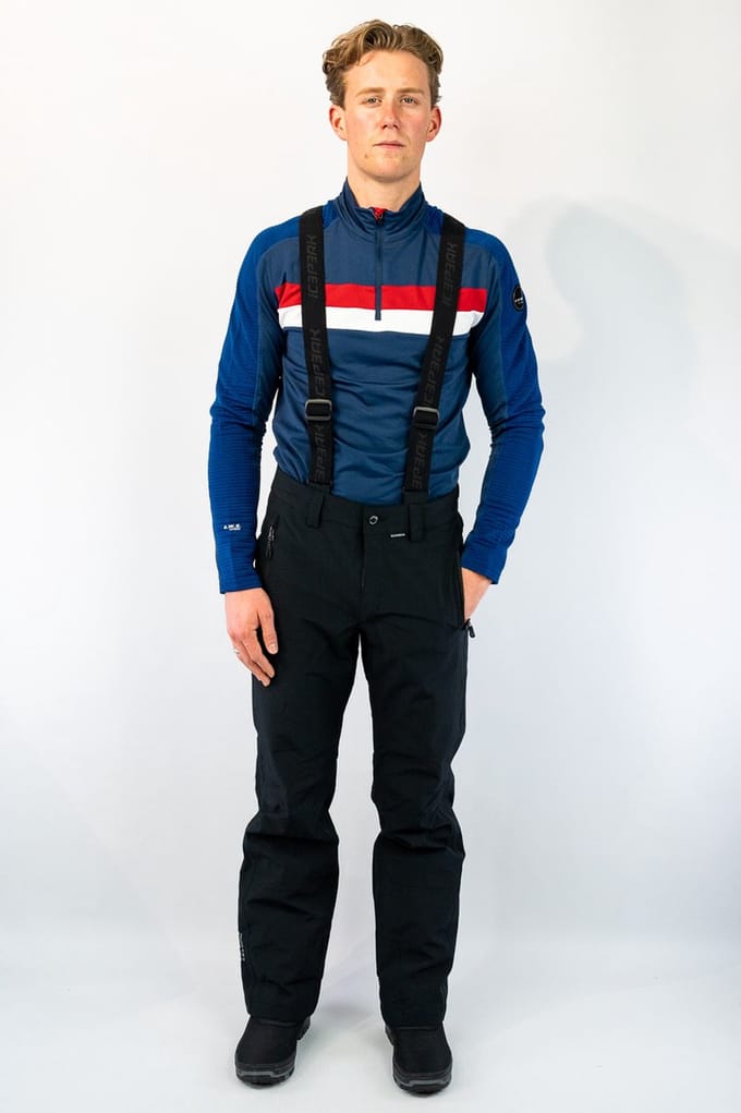 ICEPEAK - Freiberg lang model - Skibroek heren - Zwart
