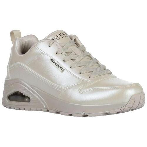 Lage Sneakers Skechers Baskets Uno Galactic Gal crème