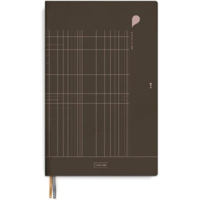 Tinne + mia notitieboek, formaat a4, seal brown