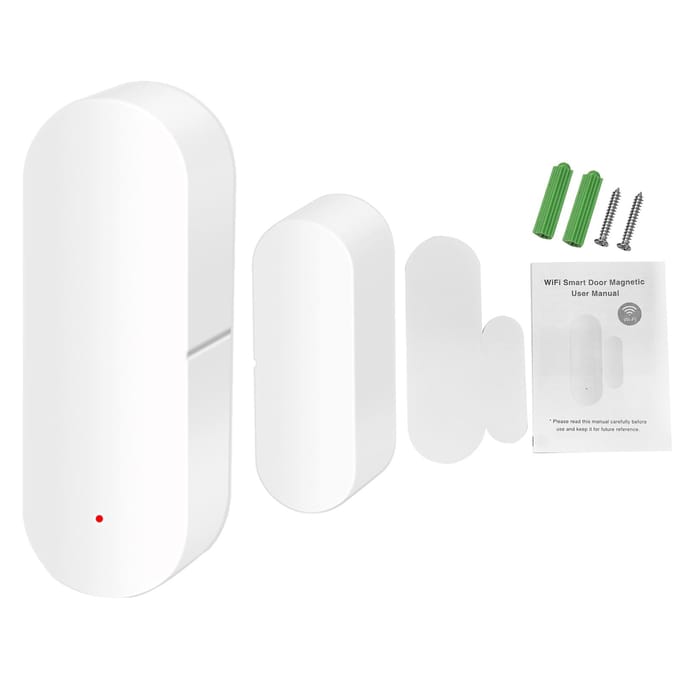 Wifi Smart Deur Raam Sensor Alarm Magnetisch Home Security Systeem Deur Open Alert APP Afstandsbediening Wifi Type wit
