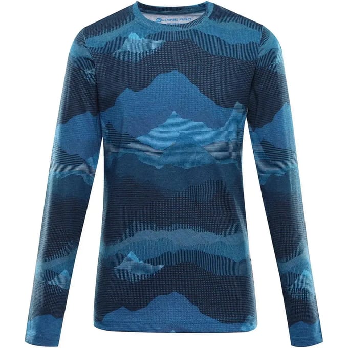 Kinder-T-shirt met lange mouwen Alpine Pro Ecco 2