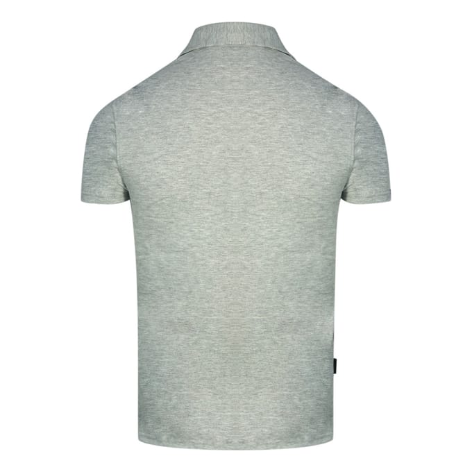 Aquascutum Check A Logo grijs poloshirt