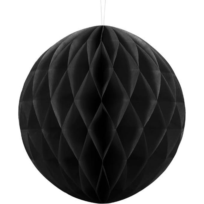 Honeycomb Bal Zwart 30cm