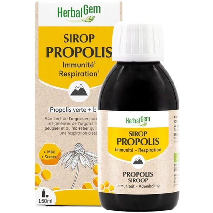 Herbalgem - Propolis-siroop voor volwassenen - 150 ml