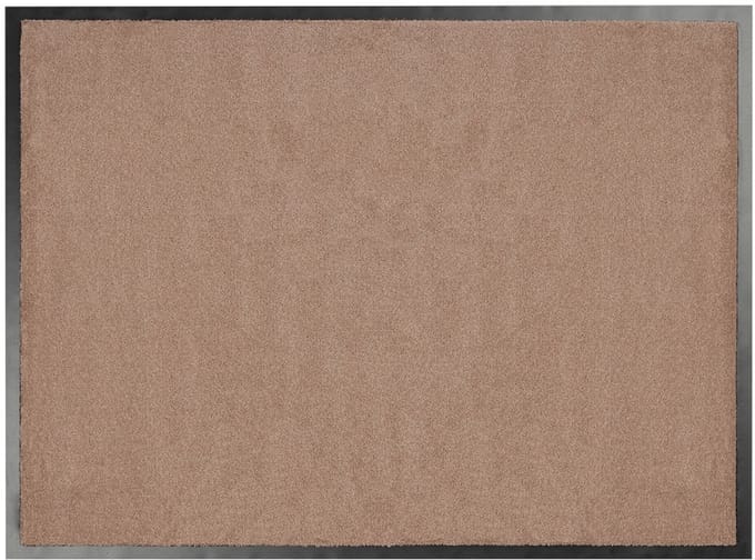 FLOORDIREKT Deurmat Performa - Hoog Absorptievermogen - Voor Binnen en Buiten - Beige - 60 x 90 cm