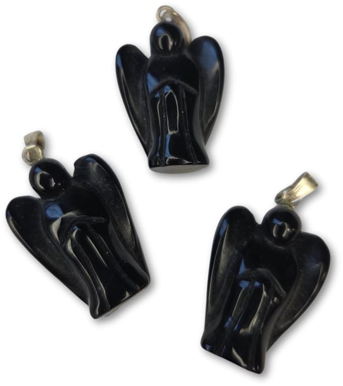 Engelen hanger 20 mm Onyx