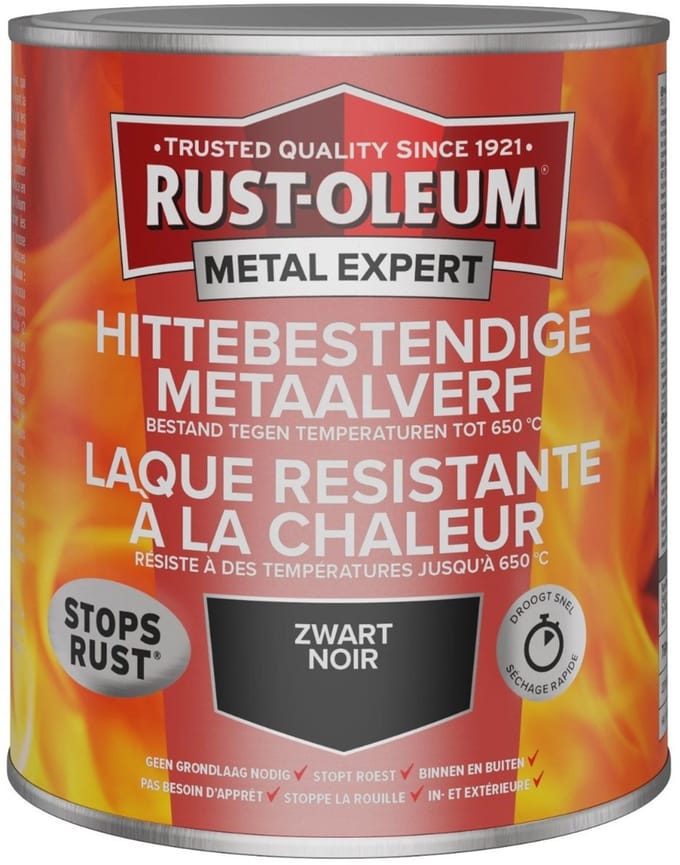 Rust-Oleum Metal Expert Hittebestendige Metaal Verf 750ml