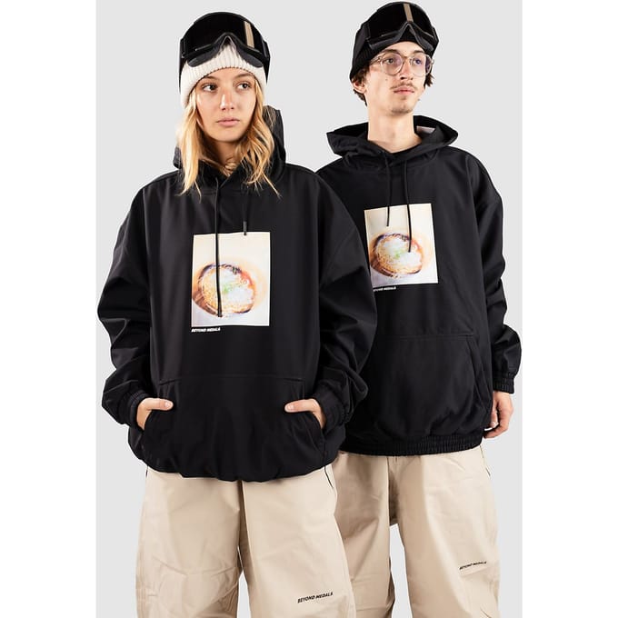 Beyond Medals Softshell Shred Hoodie zwart