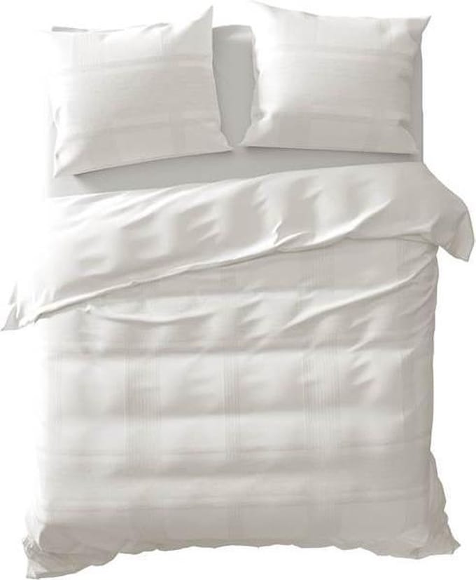Yellow Sayama - Dekbedovertrek - Lits-jumeaux - 240x200/220 cm - Off-White