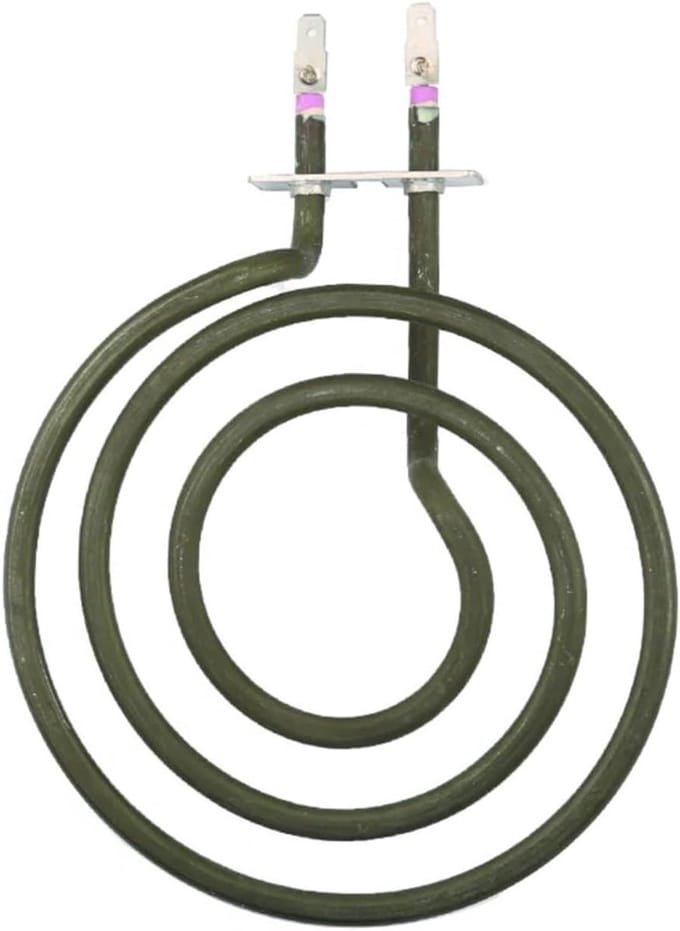 Verwarmingselement - Ring verwarming - Kachel reparatie - Drie spoelen ontwerp - 3x2x1 cm - Zilverkleurig