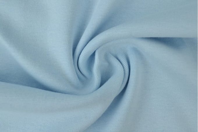 Boordstof Effen - Baby blauw - 1 meter - Per meter