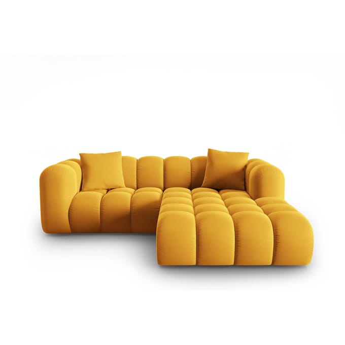 3-zitshoekbank Halley velvet rechts | Windsor & Co