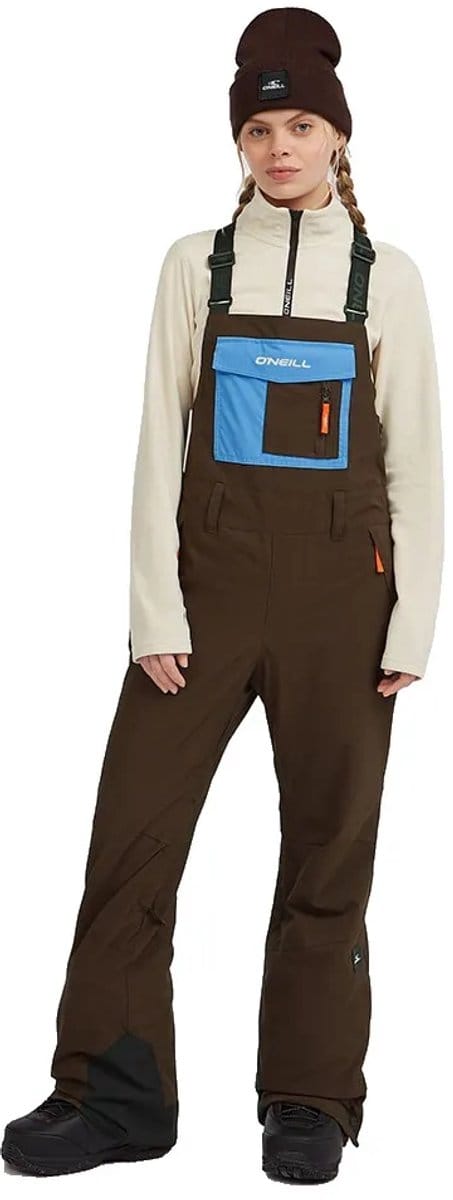 O´neill Fwc Peak Bib Broek Bruin S Vrouw