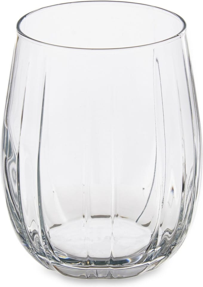 Pasabahce Drinkglazen/waterglazen - luxe glas - set 6x stuks - 400 ml