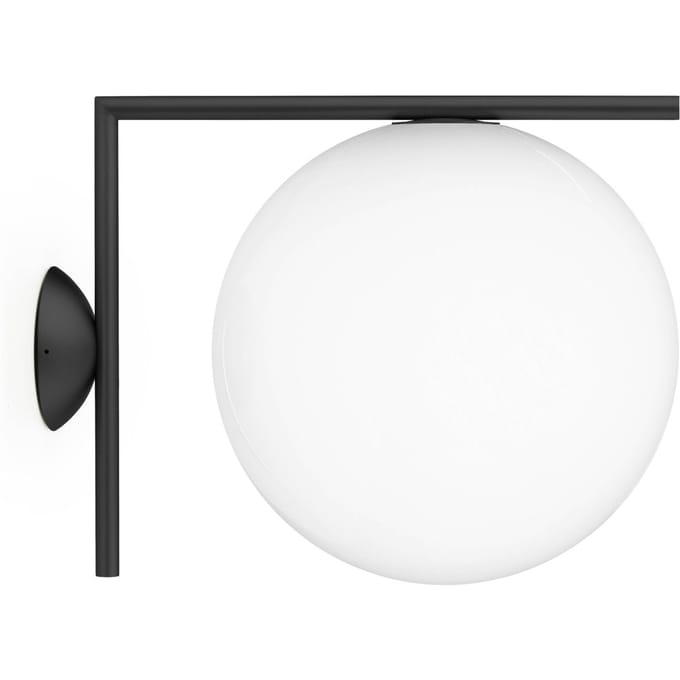 Flos IC Outdoor wandlamp - zwart - 30 cm