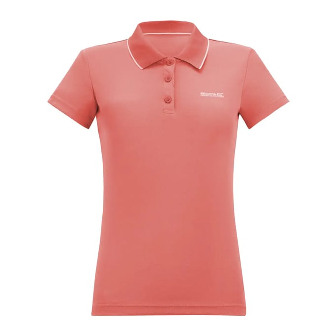 Dames Maverick V Polo met logo en V-vormige uiteinden