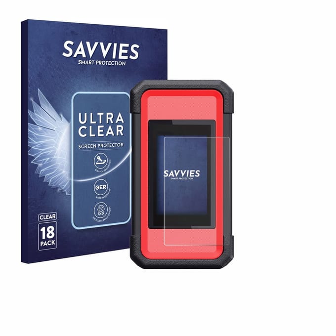 Savvies - Screenprotector voor Launch X431 SmartLink C V2.0 - Folie Beschermfolie transparant 18 Stuks