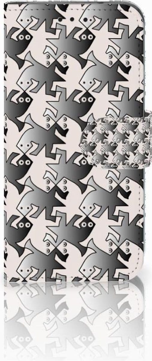 Samsung Galaxy S10e Telefoonhoesje met Pasjes Salamander Grey