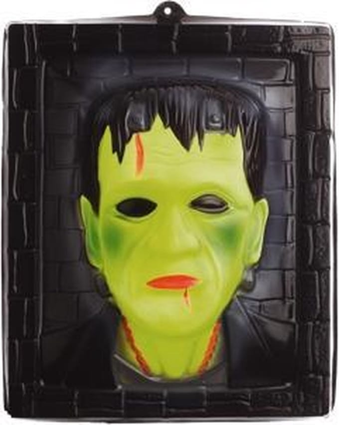 Plastic Halloween schilderij
