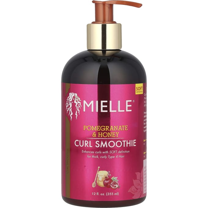 Mielle, Krul Smoothie, Granaatappel & Honing, 12 fl oz (355 ml) black