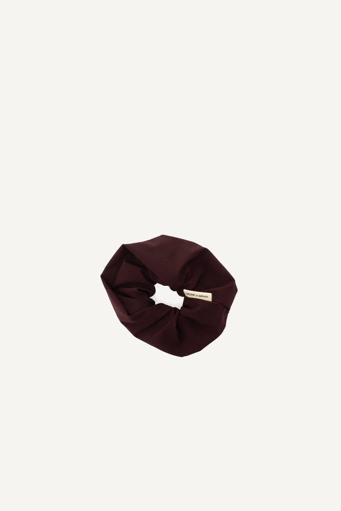Monk and Anna - Scrunchie • padded • mahogany