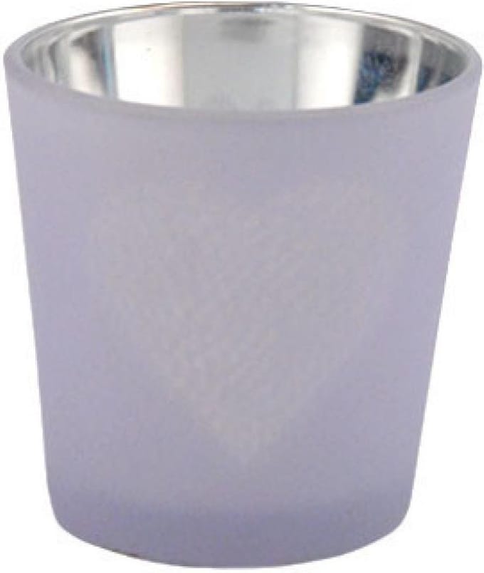 Waxinelichthouder paars, met hart, 8 cm, PTMD, 1 stuks