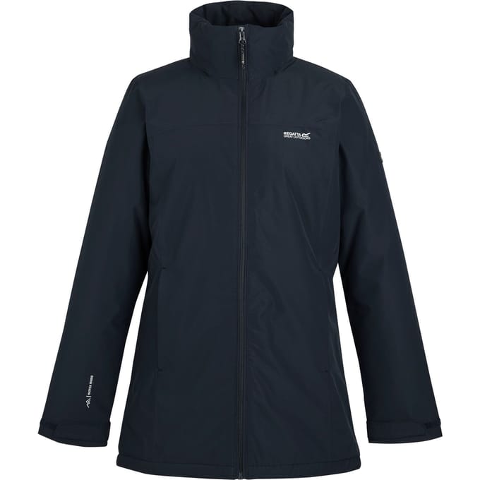 Regatta Dames Tamlin Geïsoleerde Waterdichte Jas (Marineblauw)