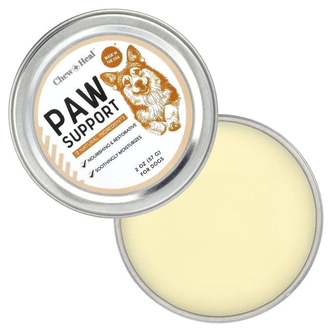 Kauw + Genezing, Pootondersteuning, voor Honden, 57g (2 ons) beige