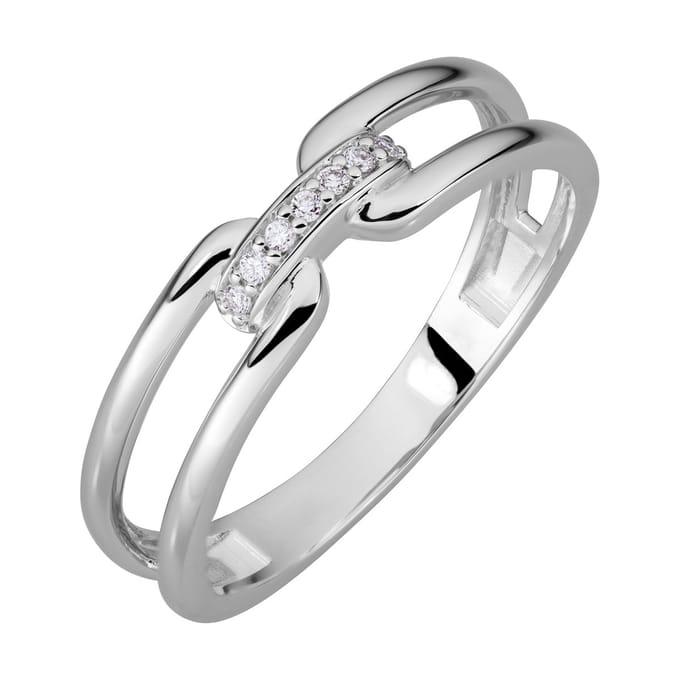 Orolino Ring Gold 585 mit 7x Brillant zus. 0,03ct.