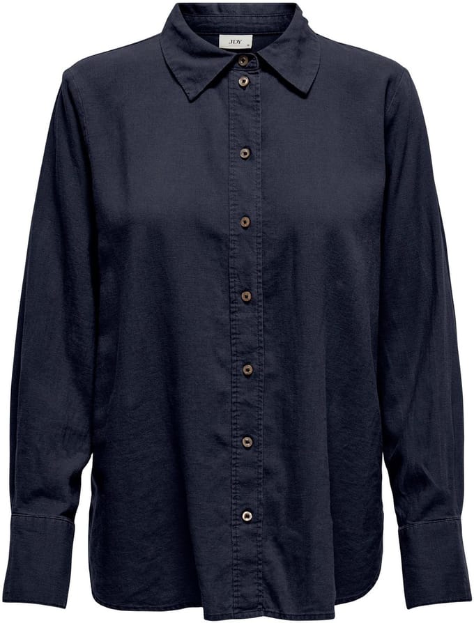 JDY Say L/S Linen Loose Overhemd Dames - Maat S
