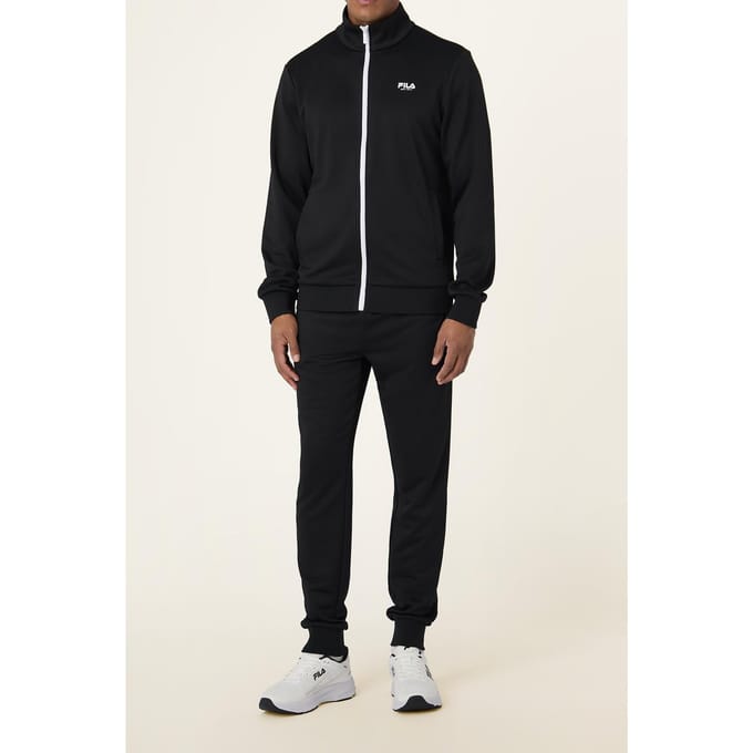 Fila Trainingspak Heren Saluzzo Zwart - Maat 2XL