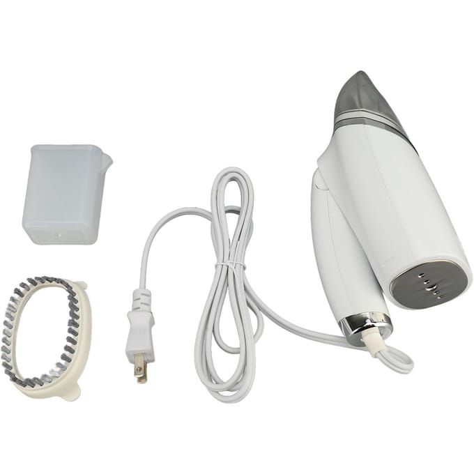 Mini Steam Iron Foldable Portable Handheld Clothes Garment Steam Iron for Home Business Travel white