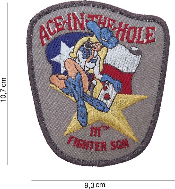 Embleem stof Ace-in-the-hole