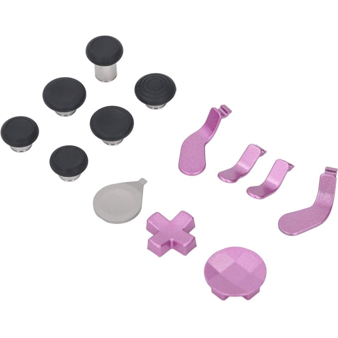 Jeu de joysticks pour manette Elite, en acier inoxydable et caoutchouc violet